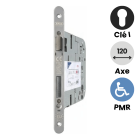 serrure encastree PMR. Abus SE PMR à cylindre européen. conforme norme accessibilité. 