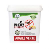 arcilla verde natural anti moscas de la fruta