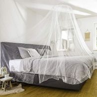 moustiquaire lit montée pour lit double