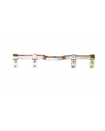 Barra de seguridad para contraventanas 41 o 98 cm Dorada
