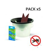 Pack trampas para larvas de mosquito x5